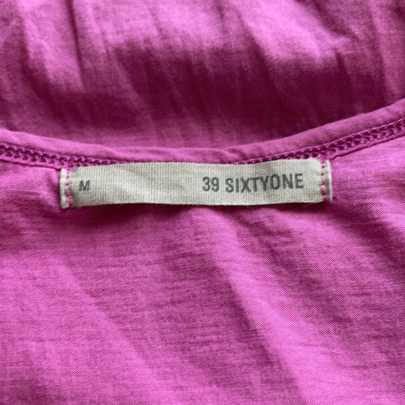 39 SixtyOne Fuschia Pink Summer Dress - Picture 5 of 6